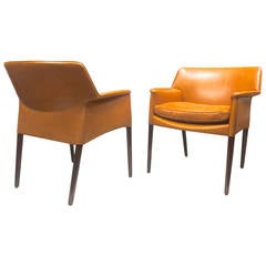 Ejner Larsen and Aksel Bender Madsen Rare Pair of Chairs