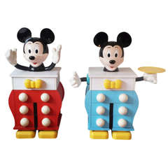 Pierre Colleu for Starform, Mickey Mouse Pair of Chests of Drawers
