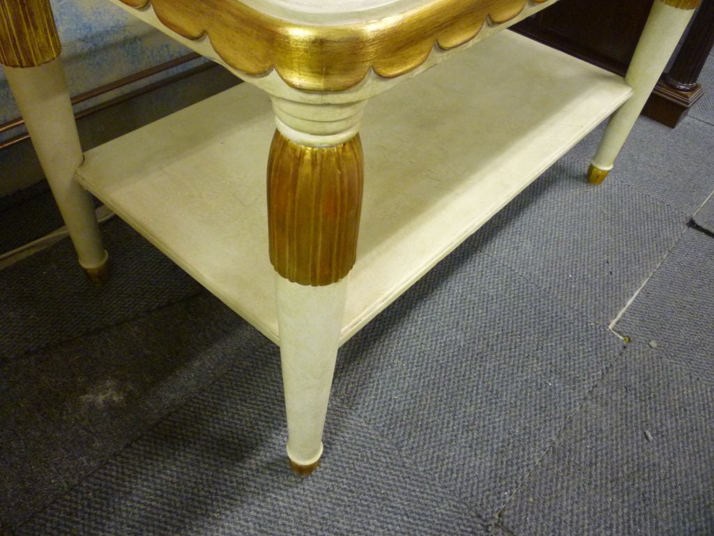 French 2 Tiers Center Table by Paul Follot circa 1925 For Sale