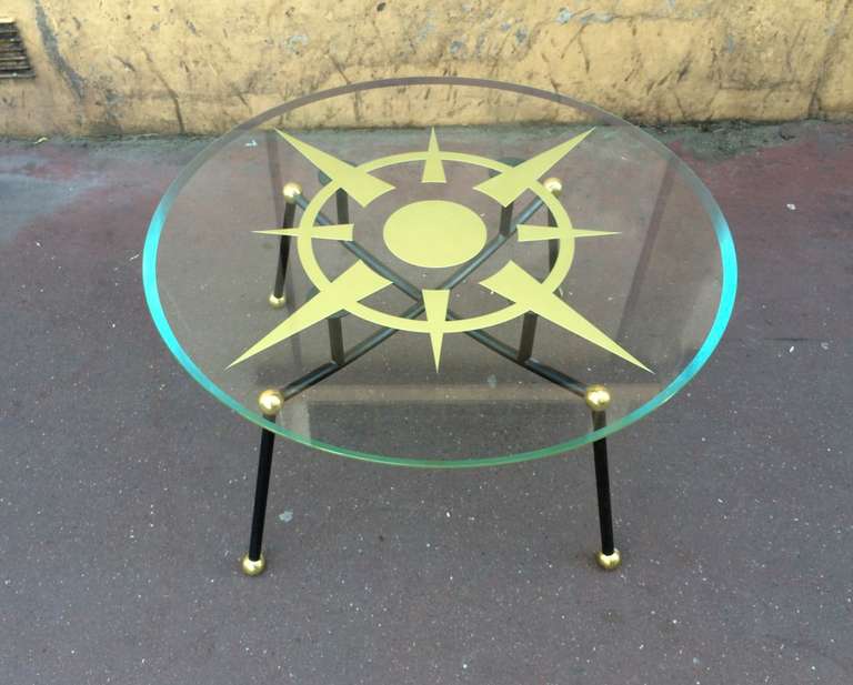 compass rose coffee table