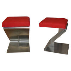 Two 1970s-1980s Stools