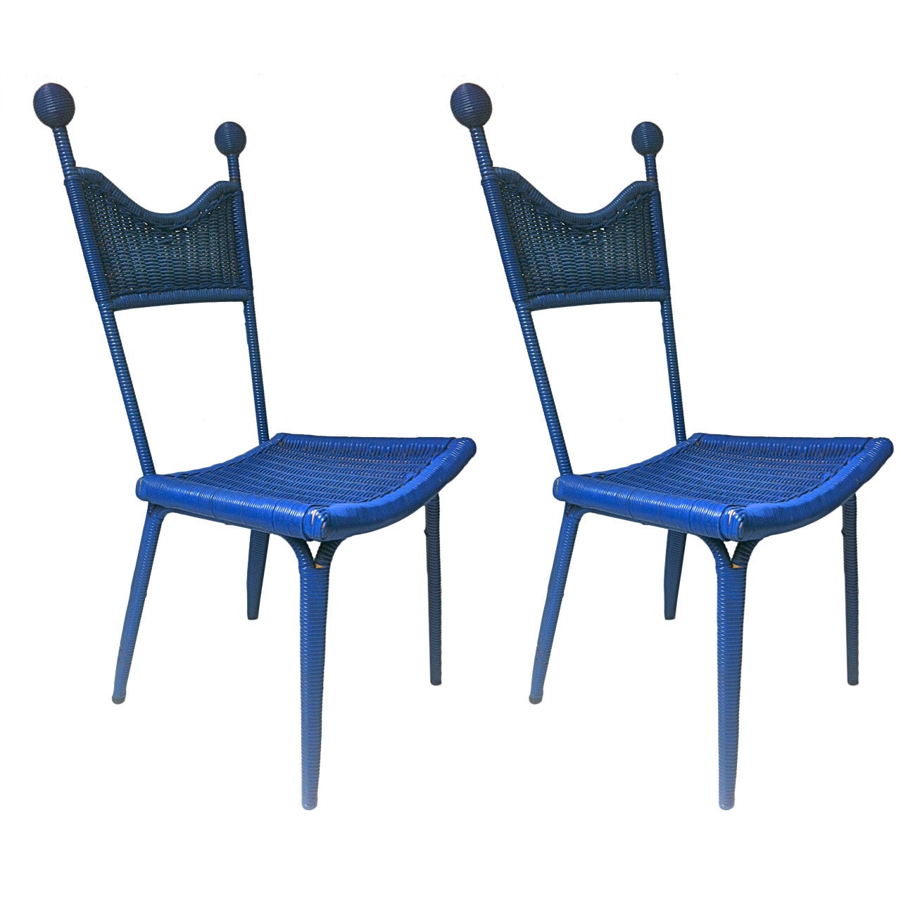 Jean Royère, Documented "Personal" Pair of Chairs from His House in Brittany For Sale