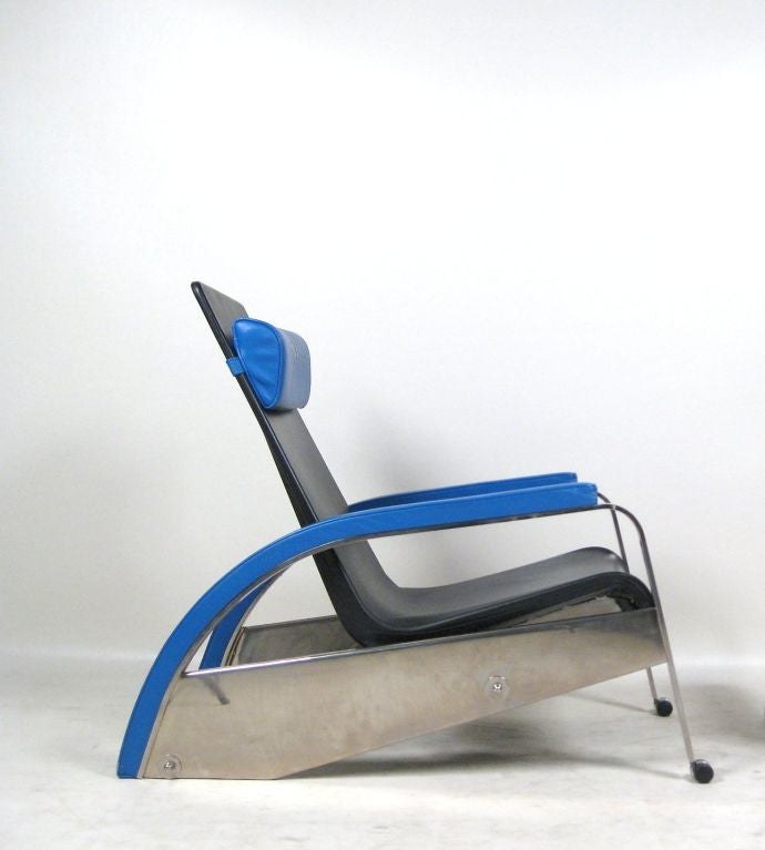 Rare Vintage adjustable chair by Jean Prouve model 