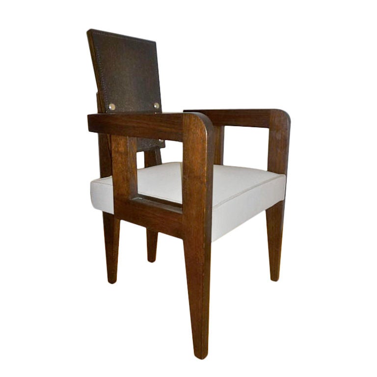 ANDRE SORNAY 1940s Modernist Arm Chair