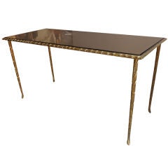 Maison Bagues Palmtree Gold Bronze Coffee Table