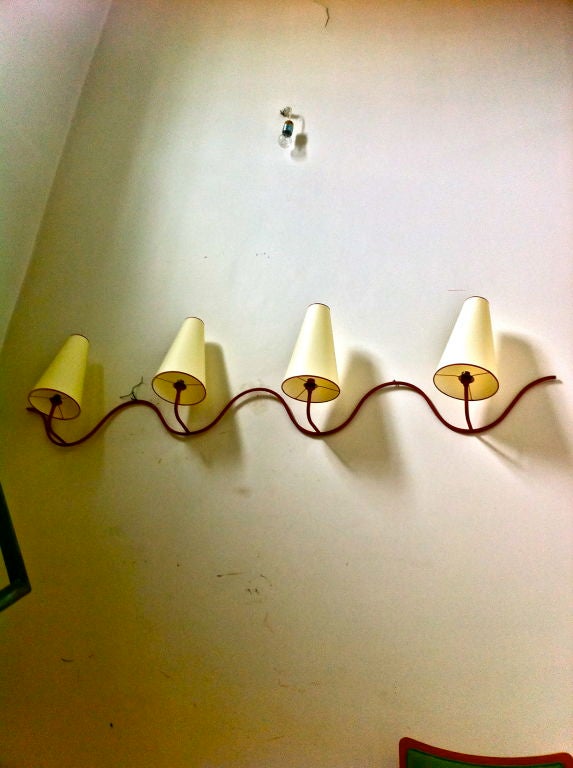 JEAN ROYERE extremely rare 4 lights 