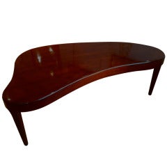 Boomerang Shaped   3 Legs Mahogany Superb Design Coffee Table