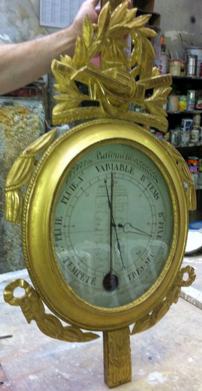 18th Century French Barometer For Sale 6