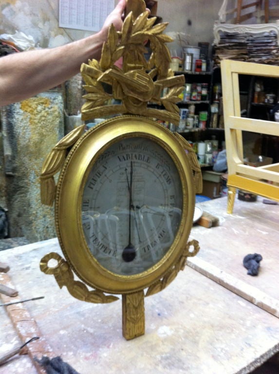 18th Century French Barometer For Sale 4