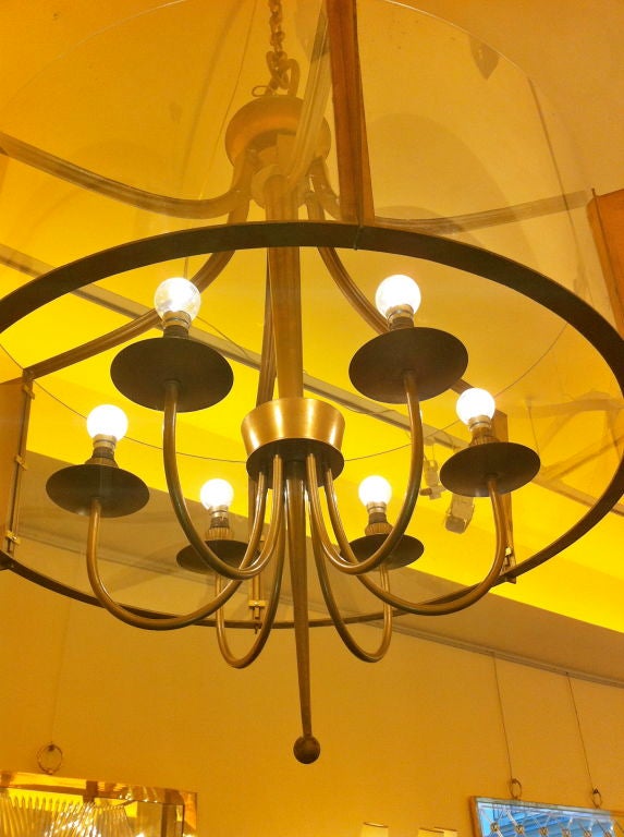 Mid-20th Century Raymond Subes Rare, Superb Neoclassic 1940s Chandelier For Sale