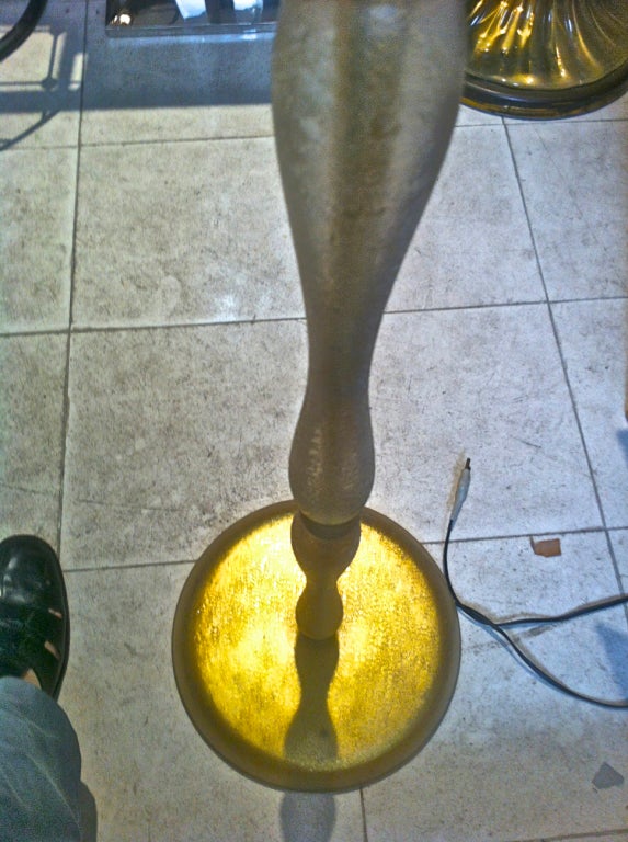 Seguso Murano Exceptional Coroso  Standing Lamp For Sale 4