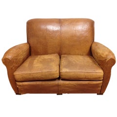 Leather Deco Sofa