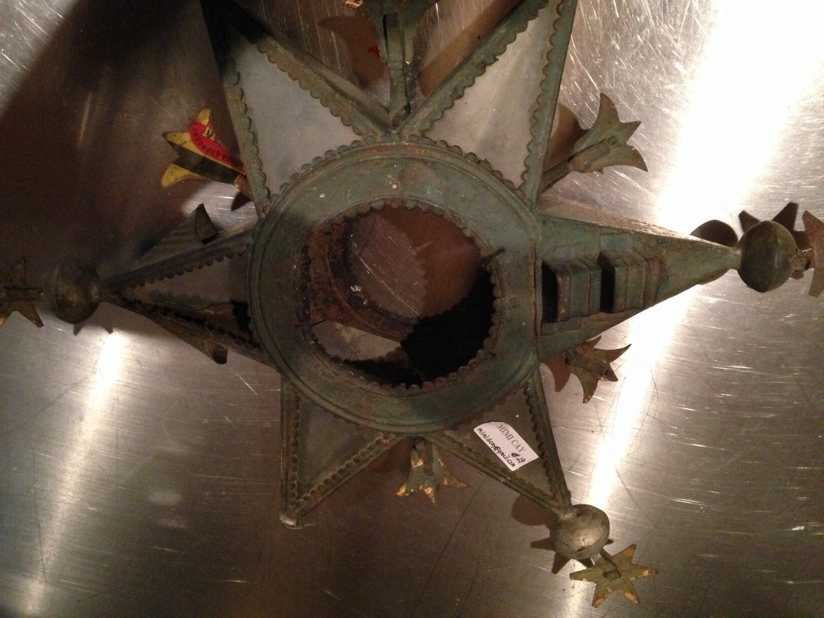 19th Century Spanish Star-Shape Religious Processional Lantern 1
