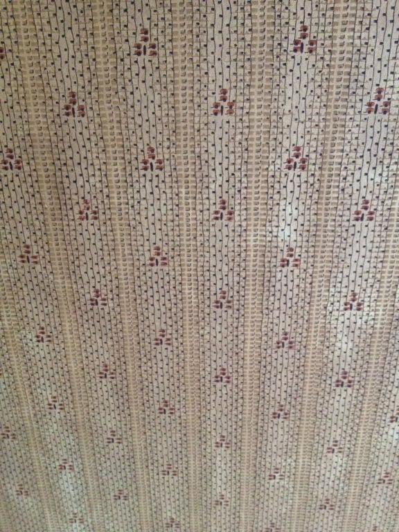 French Six-Panel Wallpaper Screen For Sale 3