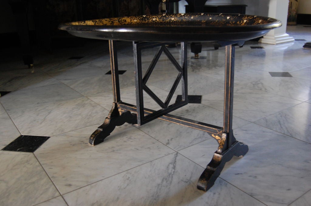 19th Century Tray Table on Stand For Sale