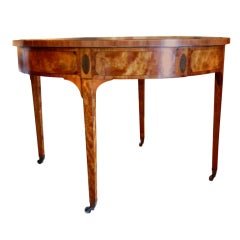 Hepplewhite Satinwood Library or Centre Table