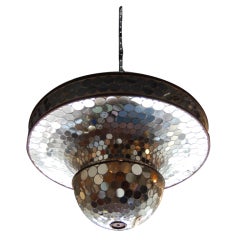 Mirrored Deco Dance Hall Fixture