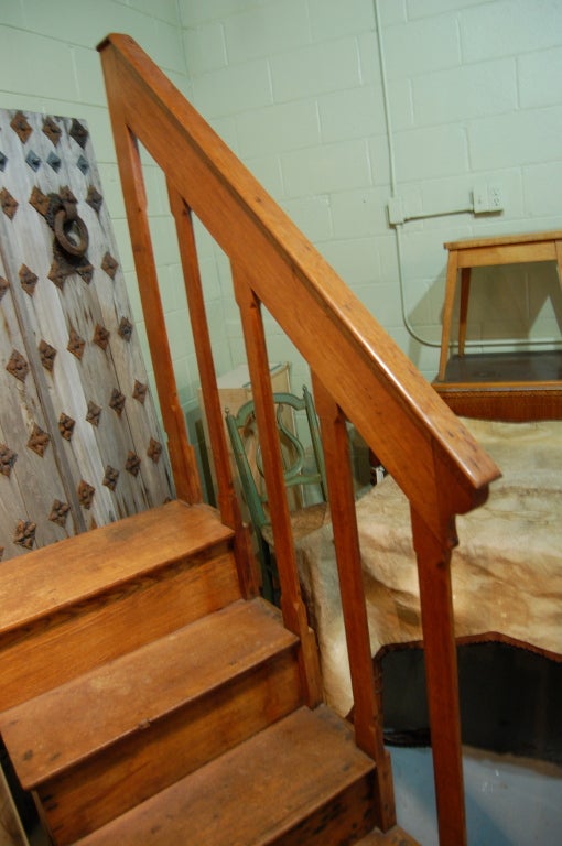 19th Century Library Stairs For Sale