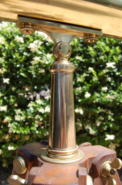 Brass English Refracting Telescope For Sale