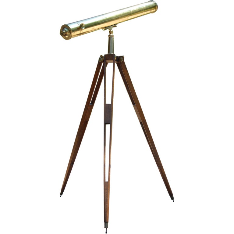 English Refracting Telescope For Sale