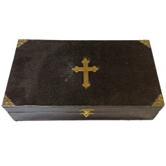 Antique Priest's Last Rites Traveling Kit