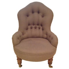 Victorian Nursing or Fireside Chair