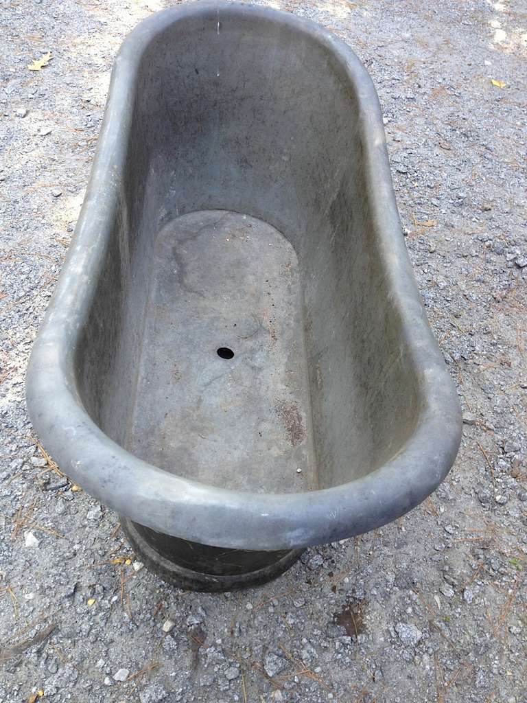 French Zinc Tub For Sale 1