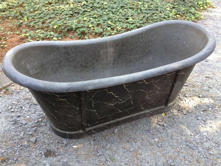 French Zinc Tub For Sale 2