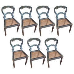 Carved Regency-style Dining Chairs 