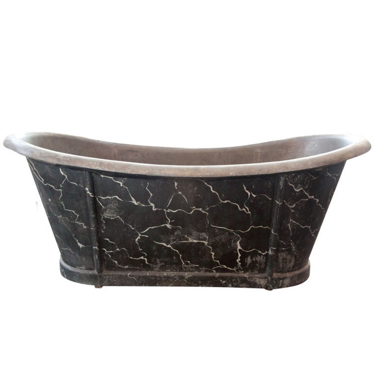 French Zinc Tub For Sale