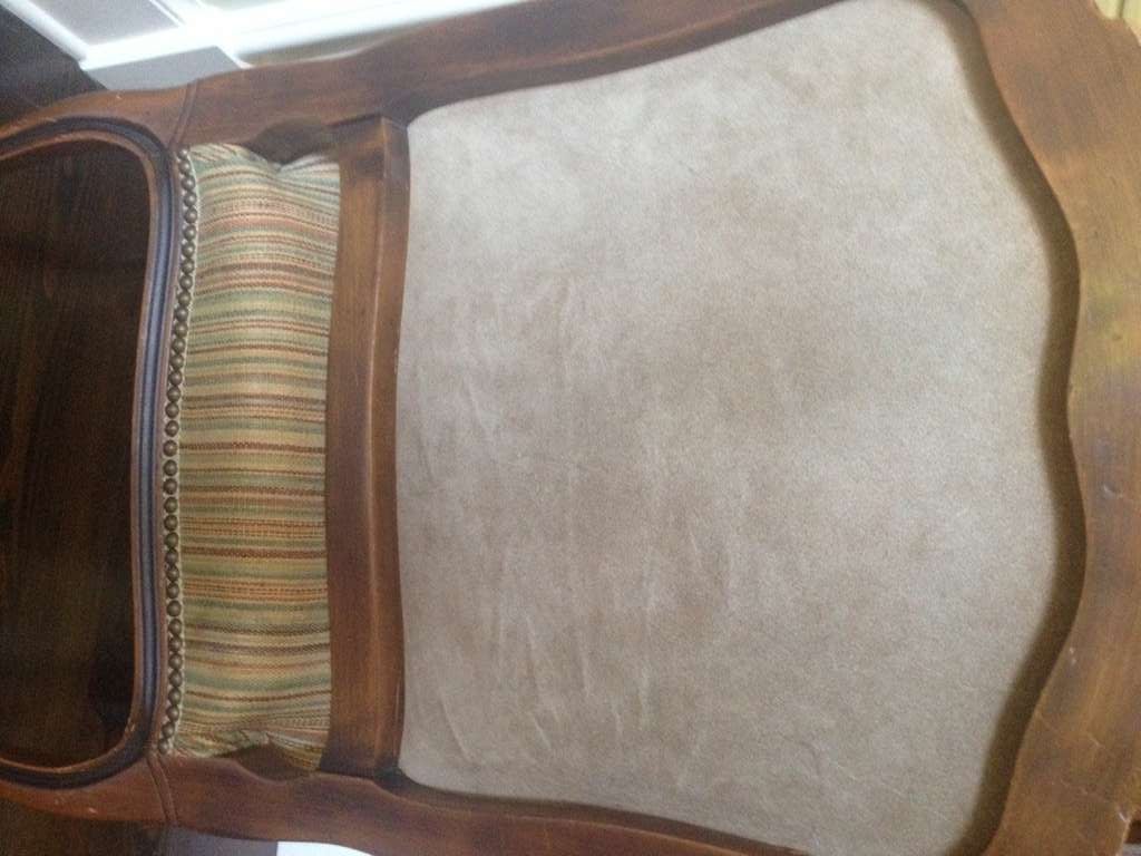 Pair of French Walnut Upholstered Armchairs For Sale 5