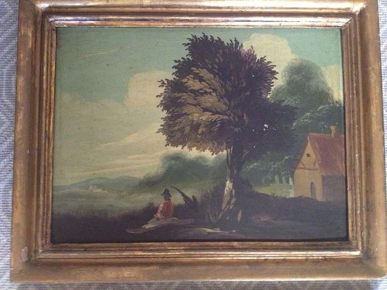 Pair of 19th Century Italian Landscapes