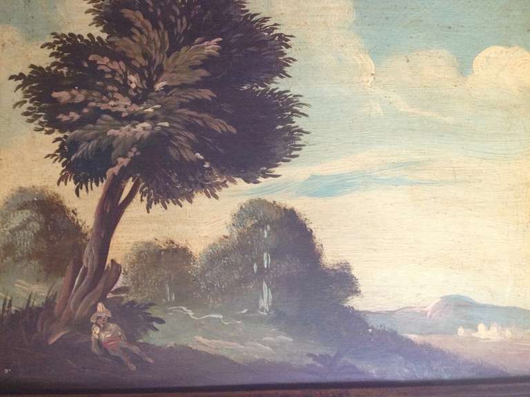 Pair of 19th Century Italian Landscapes For Sale 4