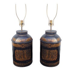 Pair Tea Canisters