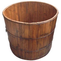 Vintage Firelog Bucket