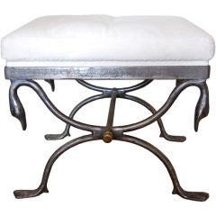 Vintage Iron X Stool