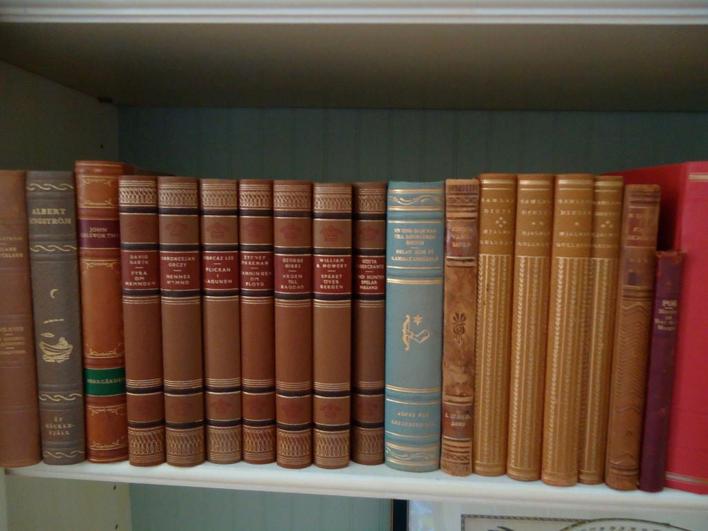19th Century Leather-Bound Books In Excellent Condition In Savannah, GA