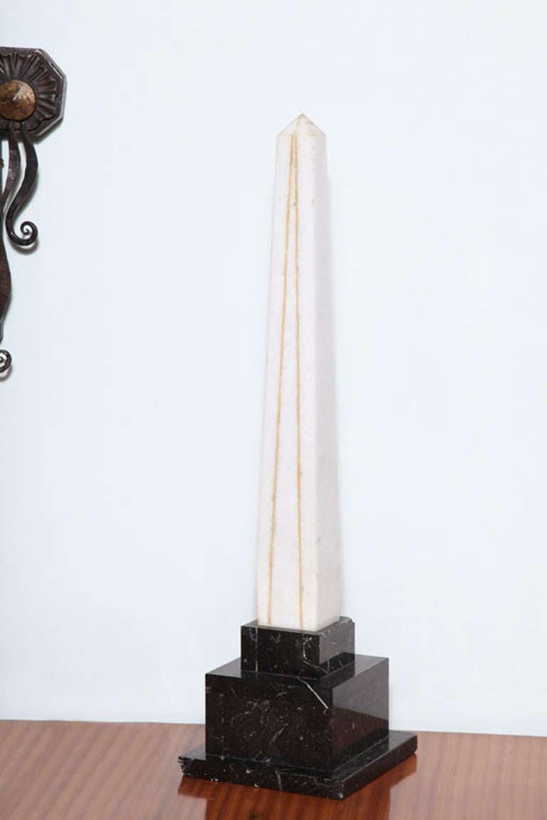 A Granite and Marble Obelisk