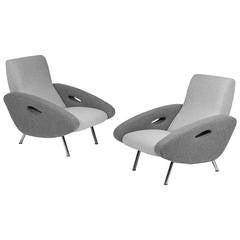 Pair of armchairs by Marco Zanuso