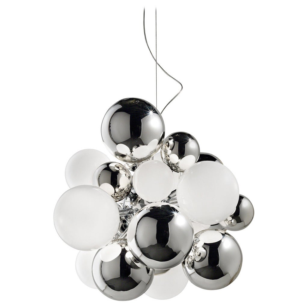Digit, HandBlown glass Ceiling Light at 1stdibs