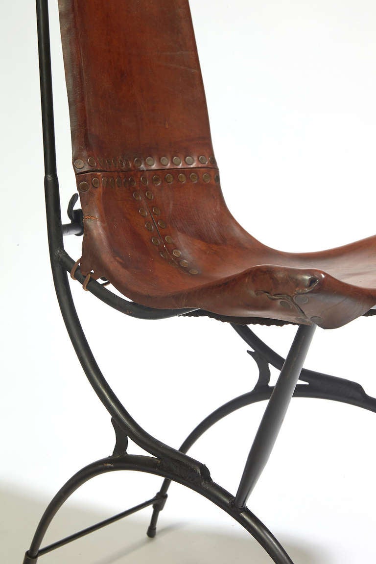 French Set of eight chairs by Sido and François Thevenin