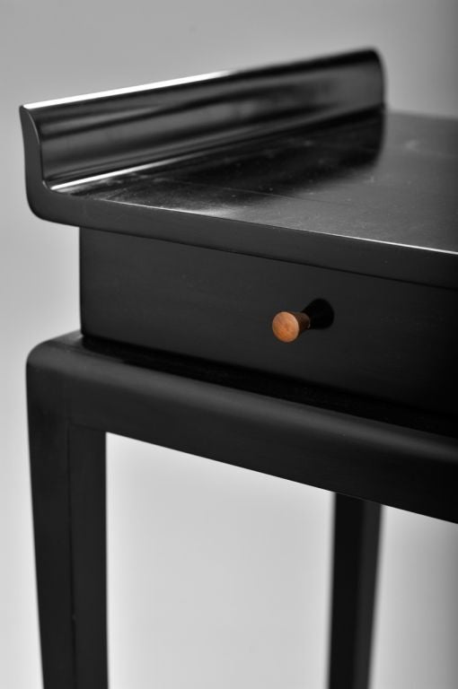 small desk with stool
