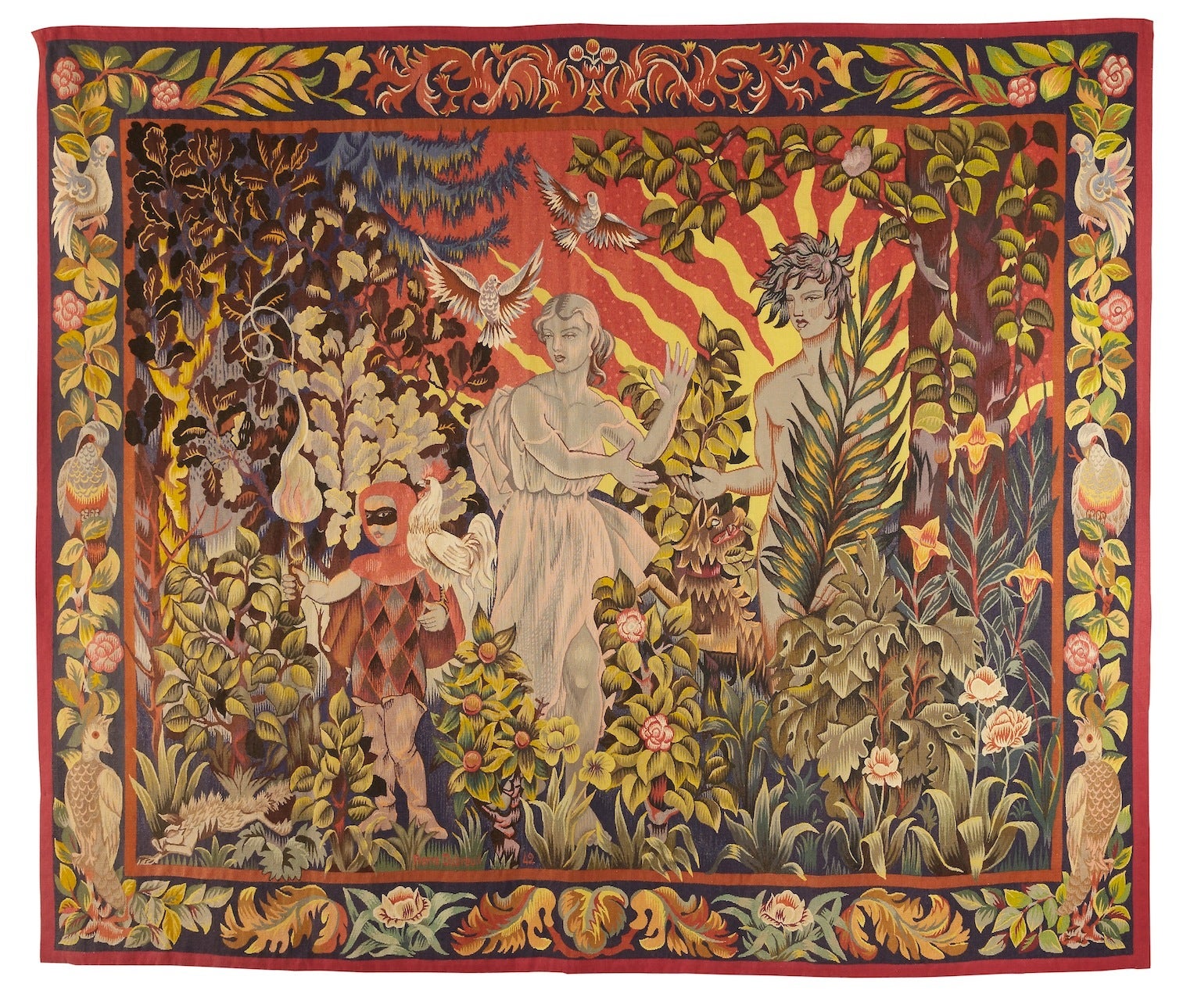 "Le Matin" tapestry by Pierre Dubreuil