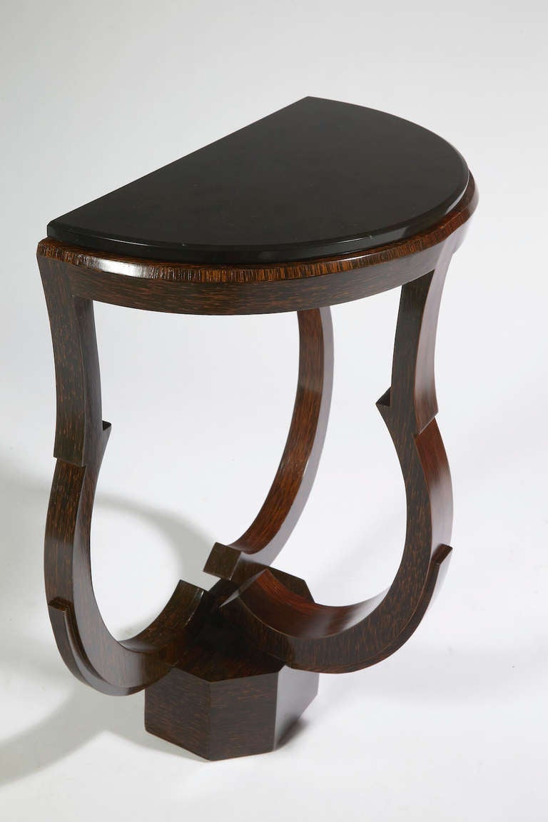 Pair of wall consoles by André Arbus In Excellent Condition In Paris, FR