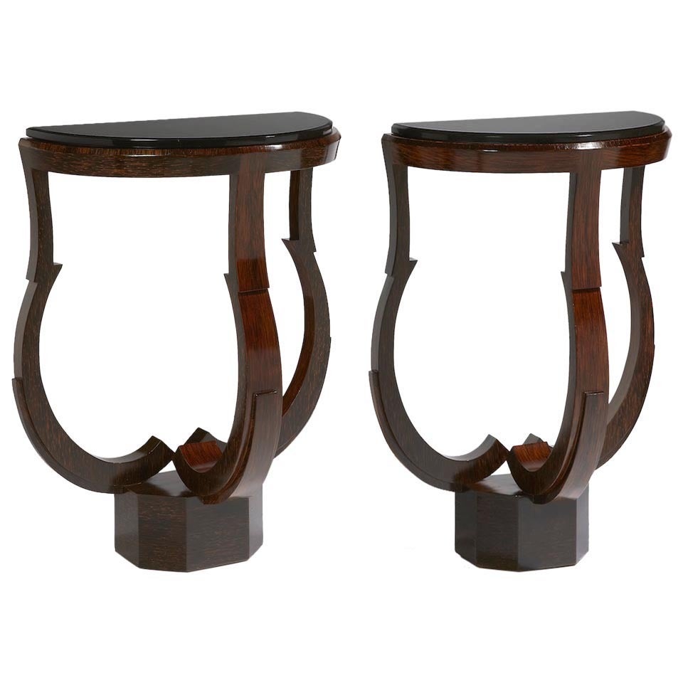 Pair of wall consoles by André Arbus