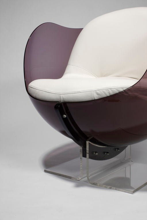 Fin du 20e siècle Fauteuil (d'une fausse paire) de Boris Tabakoff