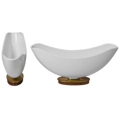 Two Elegant Porcelain Vases by KPM