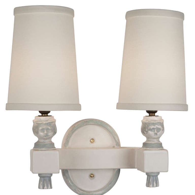 Arbus Style Sconces, Pair In Excellent Condition In Brooklyn, NY
