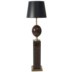 Faux Tortoise Floor Lamp by Jansen