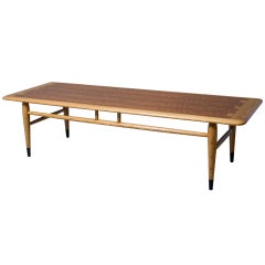 Oak and Walnut Dovetail Design Coffee Table